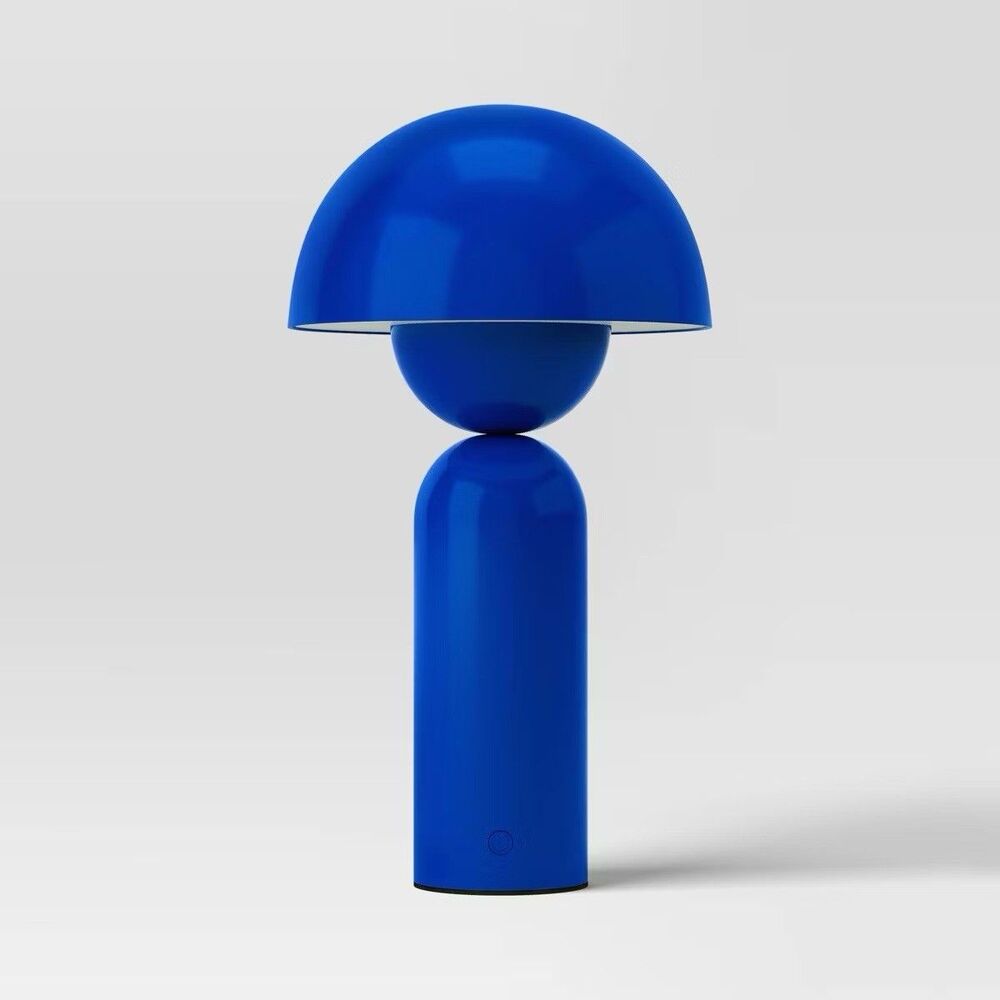 Room Essentials™ 10.25" Rechargeable Cordless Touch Table Lamp Blue New